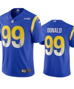 Los Angeles Rams #99 Aaron Donald Men's Nike Vapor Limited NFL Jersey - Royal