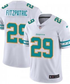 Miami Miami Dolphins #29 Minkah Fitzpatrick Nike White Team Logo Vapor Limited NFL Jersey Men's