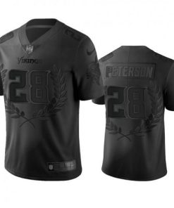 Minnesota Minnesota Vikings #28 Adrian Peterson Men's Nike Black NFL MVP Limited Edition Jersey Men's