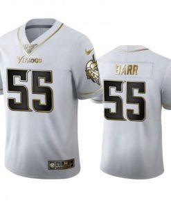 Minnesota Minnesota Vikings #55 Anthony Barr Men's Nike White Golden Edition Vapor Limited NFL 100 Jersey Men's