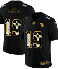 Minnesota Vikings #19 Adam Thielen Men's Nike Carbon Black Vapor Cristo Redentor Limited NFL Jersey