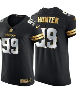 Minnesota Vikings #99 Danielle Hunter Men's Nike Black Edition Vapor Untouchable Elite NFL Jersey