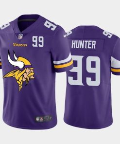 Minnesota Vikings #99 Danielle Hunter Purple Men's Nike Big Team Logo Player Vapor Limited NFL Jersey
