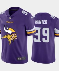 Minnesota Vikings #99 Danielle Hunter Purple Men's Nike Big Team Logo Vapor Limited NFL Jersey