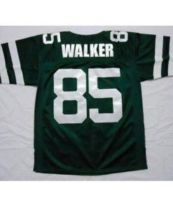 Mitchell And Ness New York Jets #85 Wesley Walker Green Stitched Throwback NFL Jersey Men's