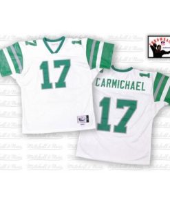 Mitchell And Ness Philadelphia Eagles #17 Harold Carmichael White Stitched Throwback NFL Jersey Men's