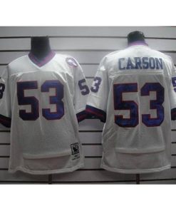 Mitchell and Ness New York Giants #53 Harry Carson White Stitched NFL Jersey Men's