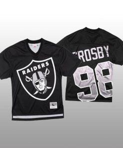 NFL Las Vegas Raiders #98 Maxx Crosby Black Men's Mitchell & Nell Big Face Fashion Limited NFL Jersey