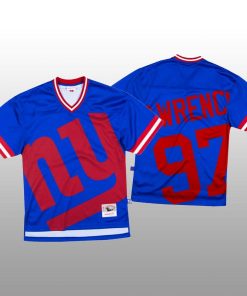 NFL New York Giants #97 Dexter Lawrence Blue Men's Mitchell & Nell Big Face Fashion Limited NFL Jersey