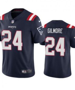 New England New England Patriots #24 Stephon Gilmore Men's Nike Navy 2020 Vapor Limited Jersey Men's