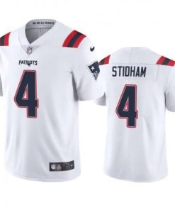 New England New England Patriots #4 Jarrett Stidham Men's Nike White 2020 Vapor Limited Jersey Men's