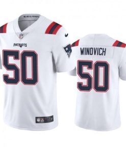 New England New England Patriots #50 Chase Winovich Men's Nike White 2020 Vapor Limited Jersey Men's