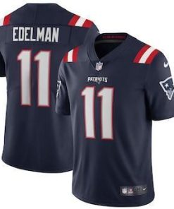 New England Patriots #11 Julian Edelman Men's Nike Navy 2020 Vapor Limited Jersey