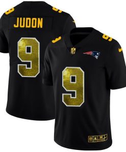 New England Patriots #9 Matt Judon Men's Black Nike Golden Sequin Vapor Limited NFL Jersey