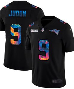 New England Patriots #9 Matt Judon Men's Nike Multi-Color Black 2020 NFL Crucial Catch Vapor Untouchable Limited Jersey