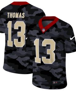 New Orleans Saints #13 Michael Thomas Men's Nike 2020 Black CAMO Vapor Untouchable Limited Stitched NFL Jersey