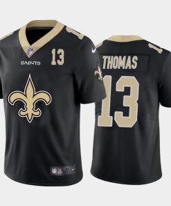 New Orleans Saints #13 Michael Thomas Black Men's Nike Big Team Logo Player Vapor Limited NFL Jersey
