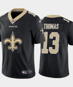 New Orleans Saints #13 Michael Thomas Black Men's Nike Big Team Logo Vapor Limited NFL Jersey