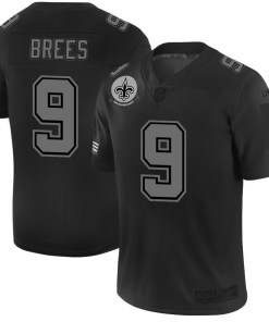 New Orleans Saints #9 Drew Brees Men's Nike Black 2019 Salute To Service Limited Stitched NFL Jersey