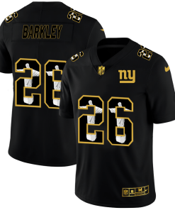 New York Giants #26 Saquon Barkley Men's Nike Carbon Black Vapor Cristo Redentor Limited NFL Jersey