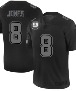 New York Giants #8 Daniel Jones Men's Nike Black 2019 Salute To Service Limited Stitched NFL Jersey