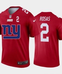 New York New York Giants #2 Aldrick Rosas Red Men's Nike Big Team Logo Player Vapor Limited NFL Jersey Men's