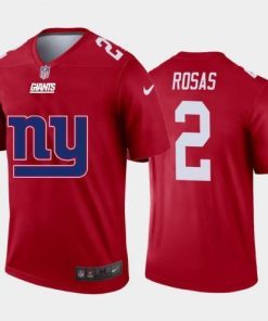 New York New York Giants #2 Aldrick Rosas Red Men's Nike Big Team Logo Vapor Limited NFL Jersey Men's