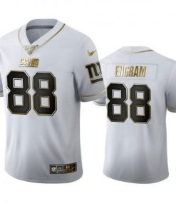 New York New York Giants #88 Evan Engram Men's Nike White Golden Edition Vapor Limited NFL 100 Jersey Men's