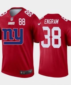 New York New York Giants #88 Evan Engram Red Men's Nike Big Team Logo Player Vapor Limited NFL Jersey Men's