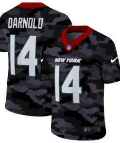 New York New York Jets #14 Sam Darnold Men's Nike 2020 Black CAMO Vapor Untouchable Limited Stitched NFL Jersey Men's