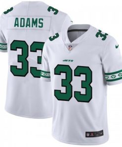 New York New York Jets #33 Jamal Adams Nike White Team Logo Vapor Limited NFL Jersey Men's