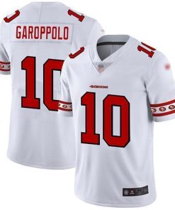 Nike 49ers #10 Jimmy Garoppolo White Men's Stitched NFL Limited Team Logo Fashion Jersey