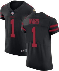 Nike 49ers #1 Jimmie Ward Black Alternate Men's Stitched NFL Vapor Untouchable Elite Jersey