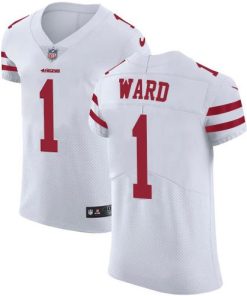 Nike 49ers #1 Jimmie Ward White Men's Stitched NFL Vapor Untouchable Elite Jersey
