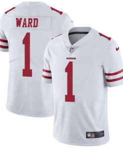 Nike 49ers #1 Jimmie Ward White Men's Stitched NFL Vapor Untouchable Limited Jersey