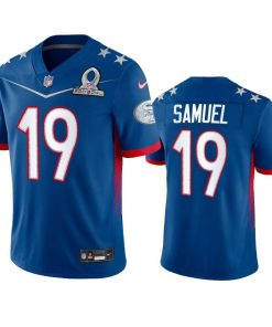 Nike 49ers #19 Deebo Samuel Men's NFL 2022 NFC Pro Bowl Game Jersey Royal