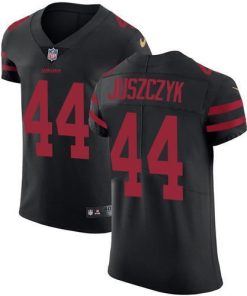 Nike 49ers #44 Kyle Juszczyk Black Alternate Men's Stitched NFL Vapor Untouchable Elite Jersey