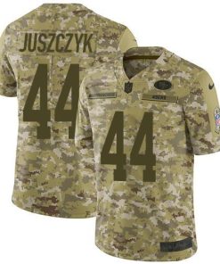 Nike 49ers #44 Kyle Juszczyk Camo Men's Stitched NFL Limited 2018 Salute To Service Jersey