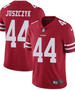 Nike 49ers #44 Kyle Juszczyk Red Team Color Men's Stitched NFL Vapor Untouchable Limited Jersey