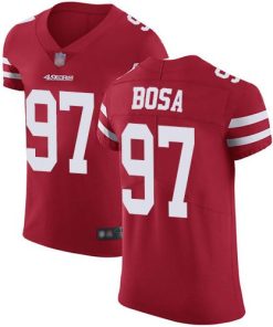 Nike 49ers #97 Nick Bosa Red Team Color Men's Stitched NFL Vapor Untouchable Elite Jersey