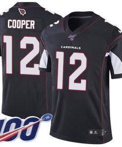 Nike Arizona Cardinals #12 Pharoh Cooper Black Alternate Men's Stitched NFL 100th Season Vapor Limited Jersey Men's