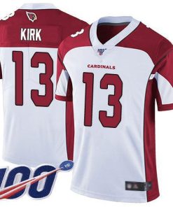 Nike Arizona Cardinals #13 Christian Kirk White Men's Stitched NFL 100th Season Vapor Limited Jersey Men's