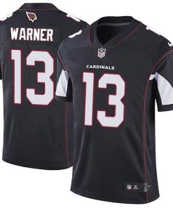 Nike Arizona Cardinals #13 Kurt Warner Black Alternate Men's Stitched NFL Vapor Untouchable Limited Jersey Men's