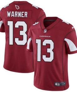 Nike Arizona Cardinals #13 Kurt Warner Red Team Color Men's Stitched NFL Vapor Untouchable Limited Jersey Men's