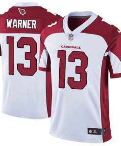 Nike Arizona Cardinals #13 Kurt Warner White Men's Stitched NFL Vapor Untouchable Limited Jersey Men's