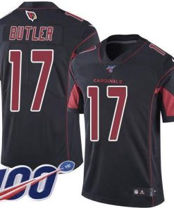 Nike Arizona Cardinals #17 Hakeem Butler Black Men's Stitched NFL Limited Rush 100th Season Jersey Men's
