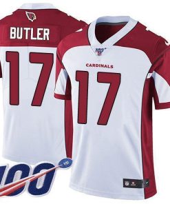 Nike Arizona Cardinals #17 Hakeem Butler White Men's Stitched NFL 100th Season Vapor Limited Jersey Men's