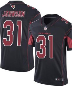 Nike Arizona Cardinals #31 David Johnson Black Men's Stitched NFL Limited Rush Jersey Men's