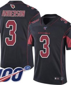 Nike Arizona Cardinals #3 Drew Anderson Black Men's Stitched NFL Limited Rush 100th Season Jersey Men's