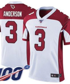 Nike Arizona Cardinals #3 Drew Anderson White Men's Stitched NFL 100th Season Vapor Limited Jersey Men's